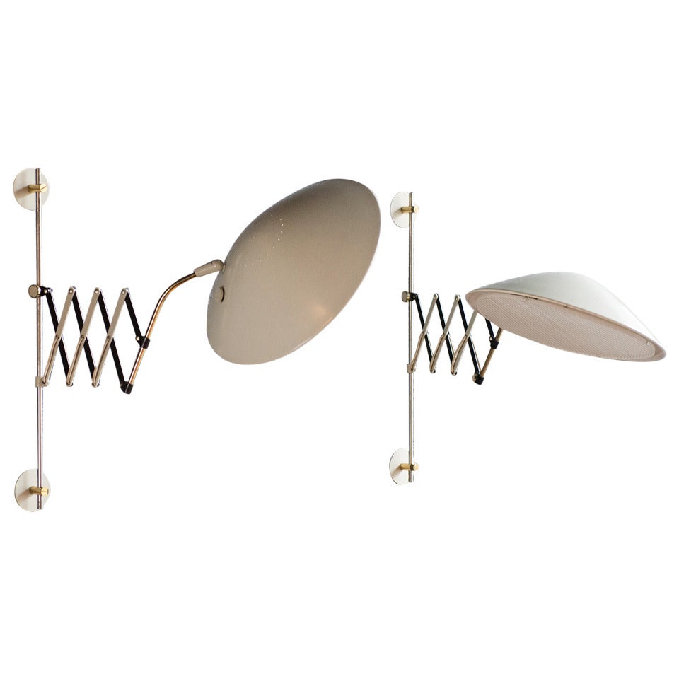 Articulated Sconces by Gerald Thurston for Lightolier