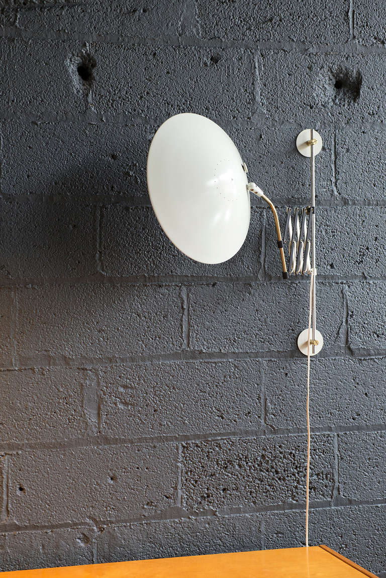 Articulated Sconces by Gerald Thurston for Lightolier In Good Condition In Brooklyn, NY