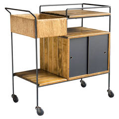 Arthur Umanoff Rolling Bar Cart