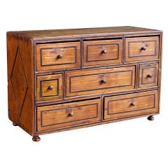 18th c. Miniature Chest of Drawers