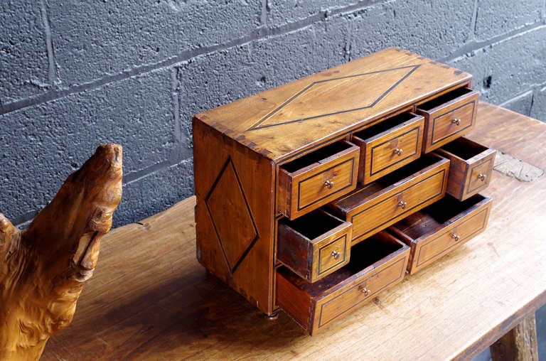 Neoclassical 18th c. Miniature Chest of Drawers