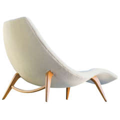 Mid-Century Chaise Longue