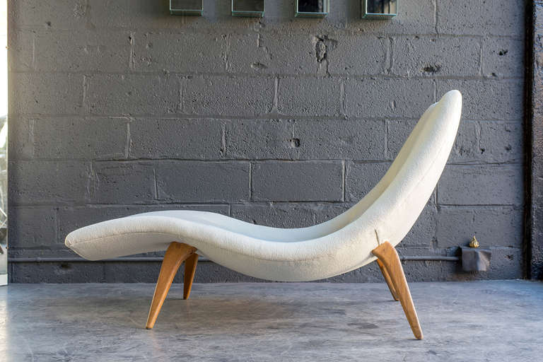 American Mid-Century Chaise Longue