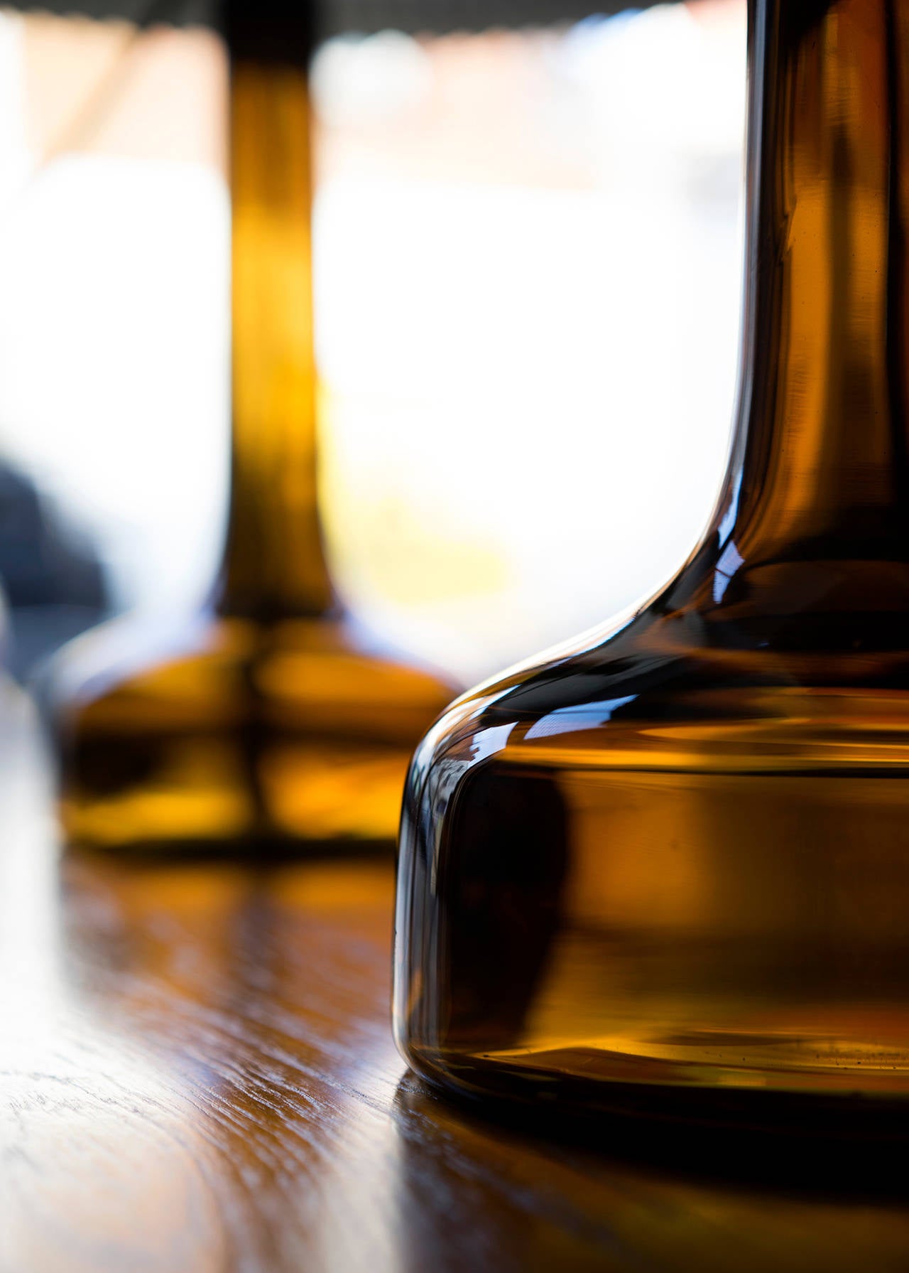 Danish Modern Glass Lamps