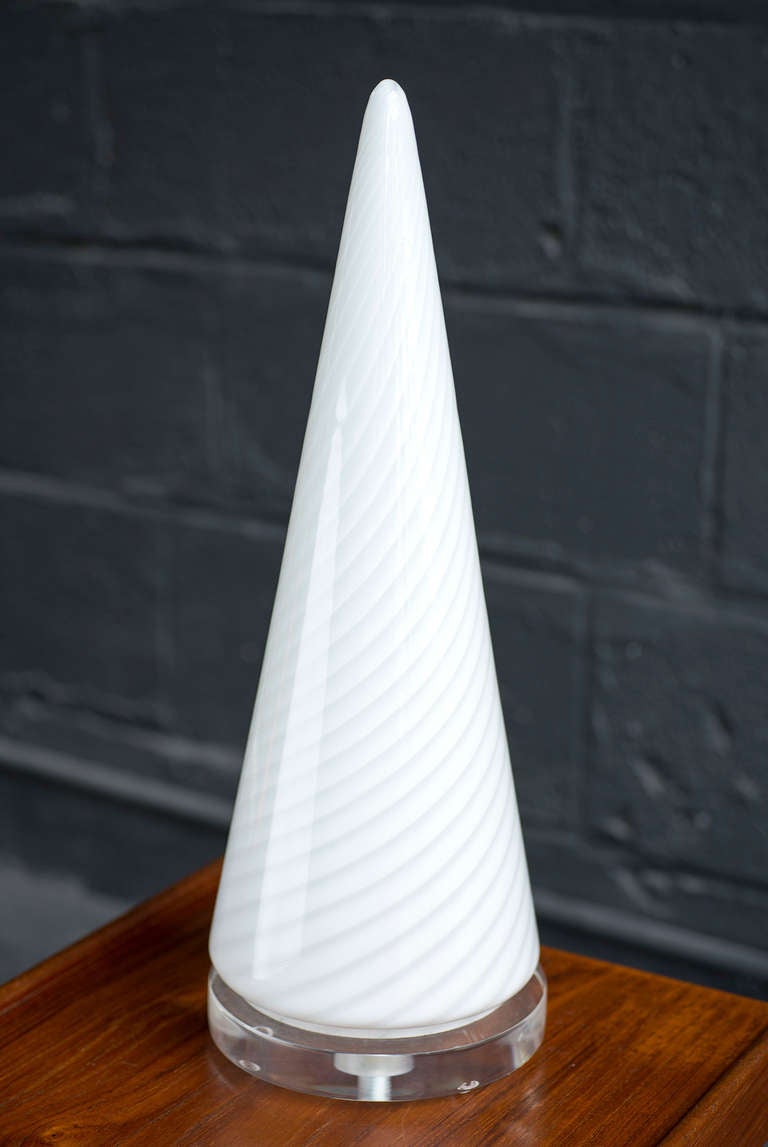 Vetri Murano Cone Lamp