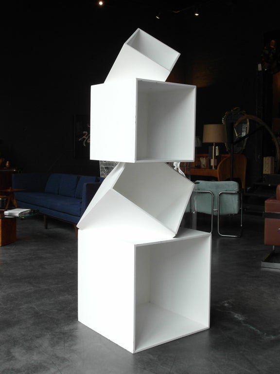 Cubby Holed Cube Sculpture Cubicles