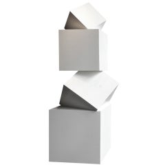 Cubby Holed Cube Sculpture Cubicles