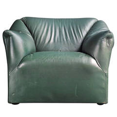 Leather Tentazione Chair by Mario Bellini