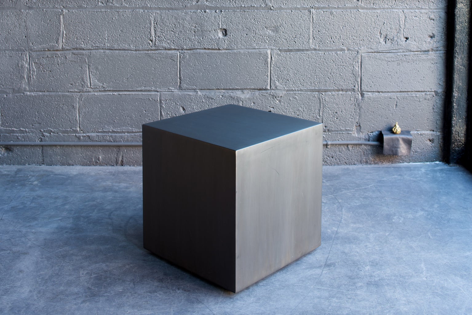 Studio Made Black Cube Table