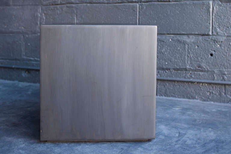 Modern Studio Made Black Cube Table