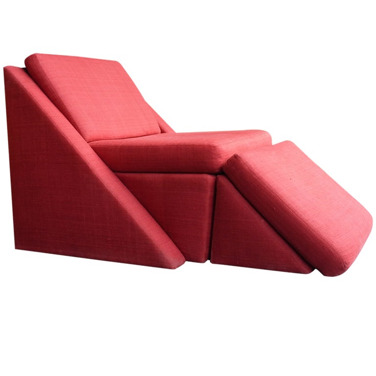 Milo Baughman Chair & Ottoman