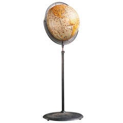 Vintage Distressed Earth Atlas