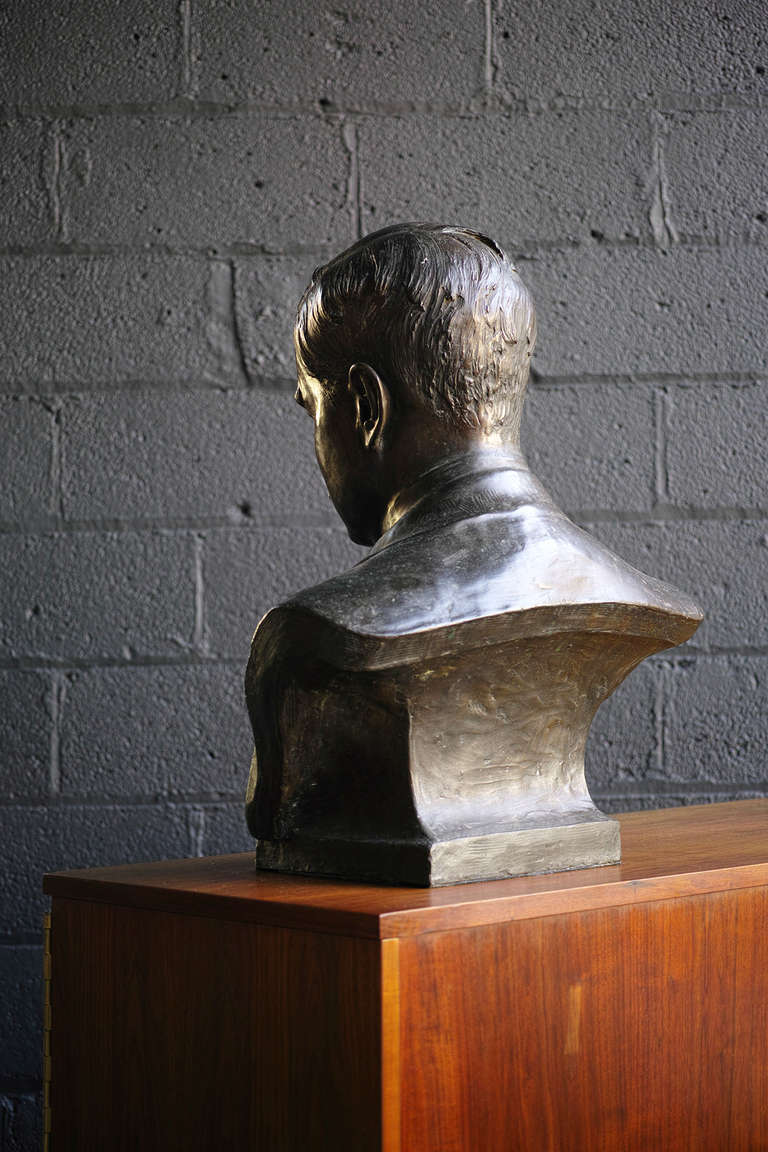 Bust by Roman Bronze Works In Good Condition In Brooklyn, NY