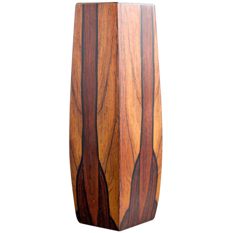 A Rosewood Vase at 1stdibs