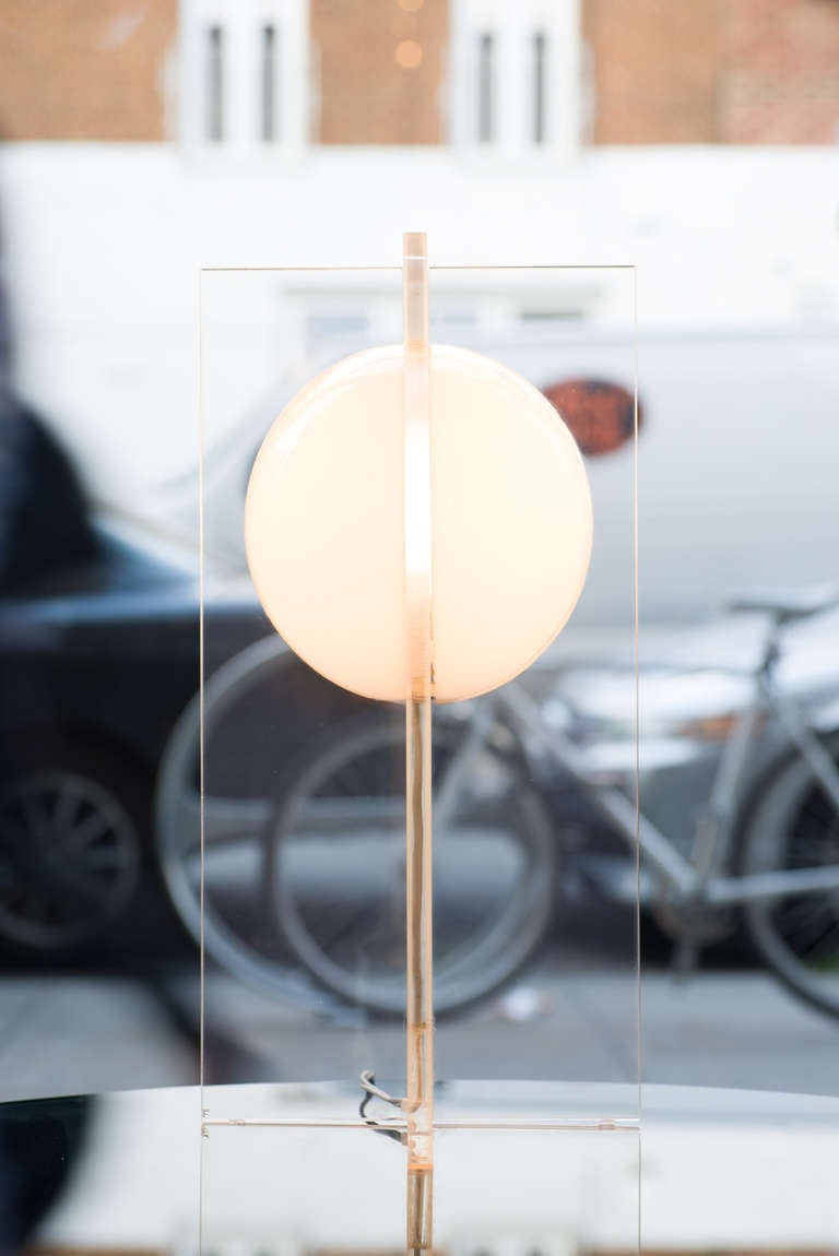 Mid-Century Modern An Acrylic Lamp