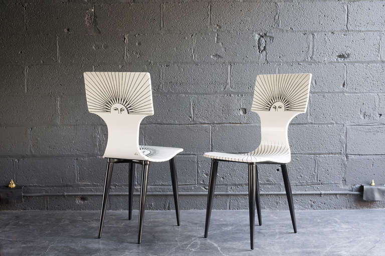 Italian Fornasetti Chairs