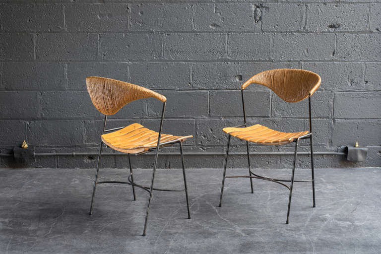 Mid-20th Century Arthur Umanoff Dining Chairs