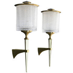 Sconces by Carl Fagerlund for Orrefors