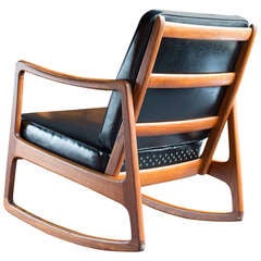Vintage Rocking Chair by Ole Wanscher