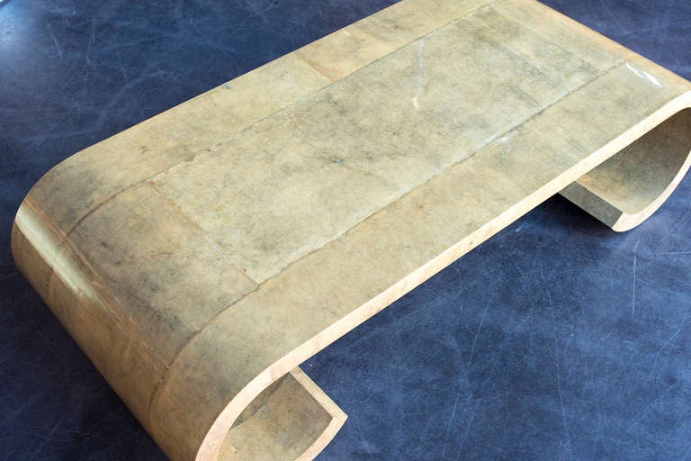 American Parchment Scroll Table