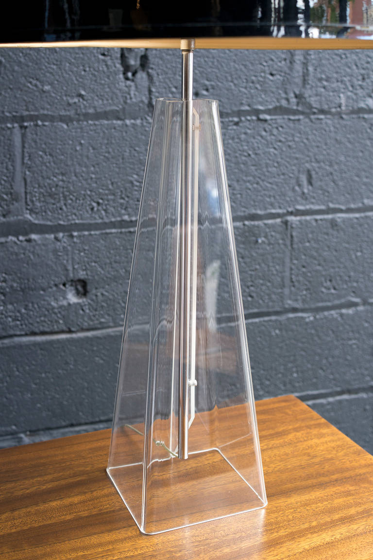 American Lucite Origami Lamps