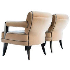 Armchairs by Larry Laslo for Directional