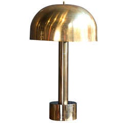 Metal Mushroom Lamp by Laurel