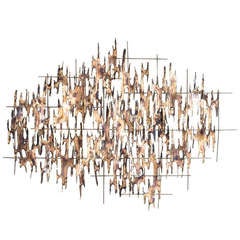 Brutalist Wall Sculpture