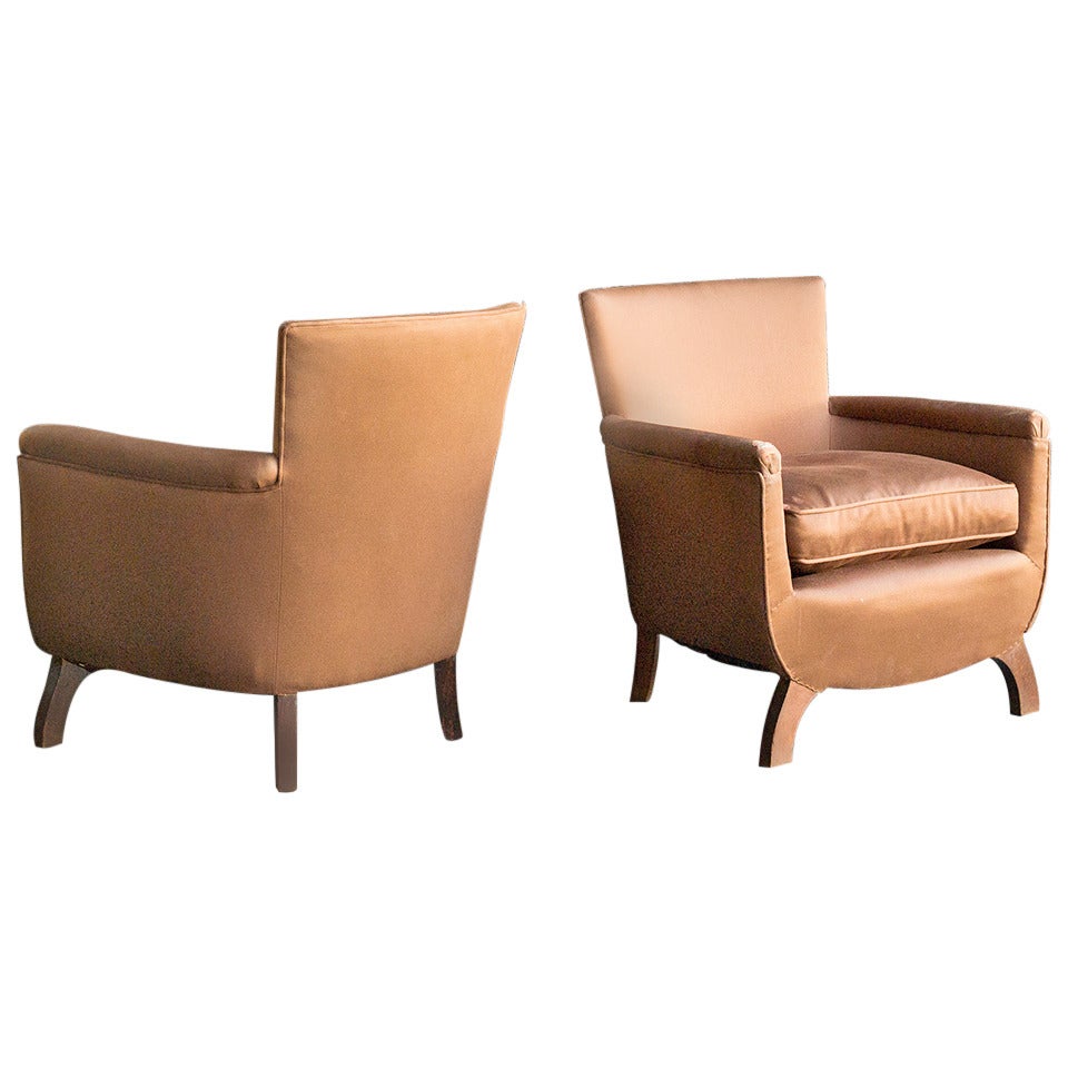 Art Deco Chairs Attributed to Fritz August Breuhaus