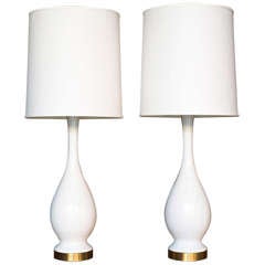 Big Tear Drop Crackle Glaze Lamps