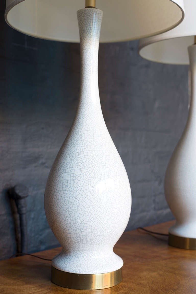 American Big Tear Drop Crackle Glaze Lamps