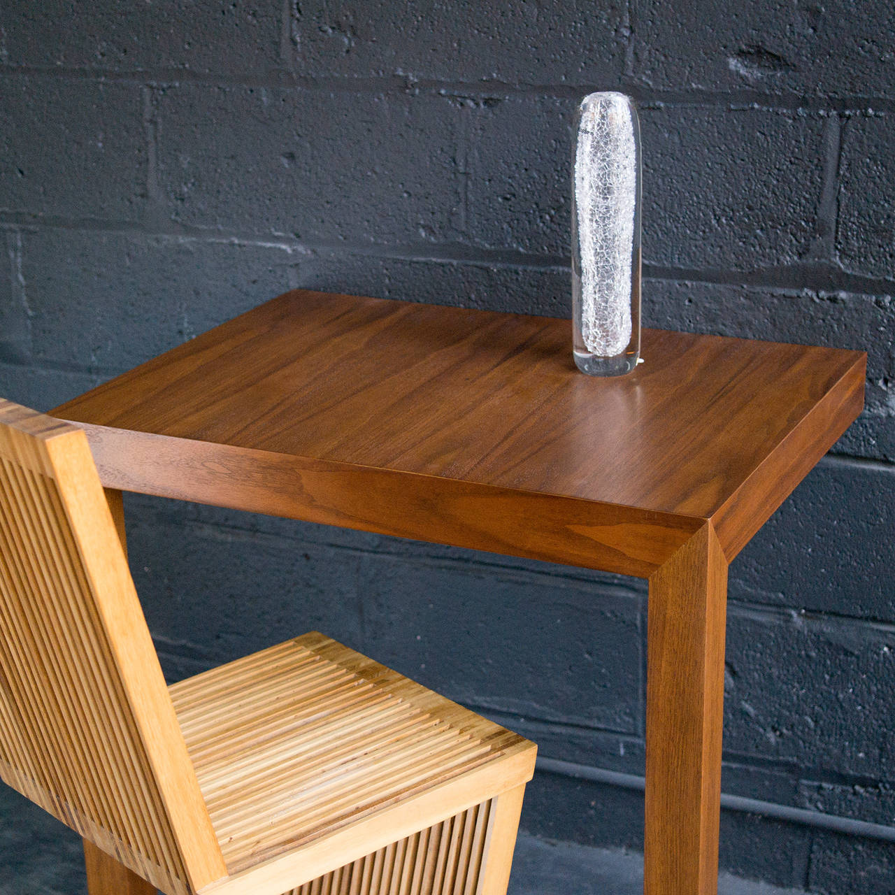 Wall-Mounted Parsons Table In Good Condition In Brooklyn, NY