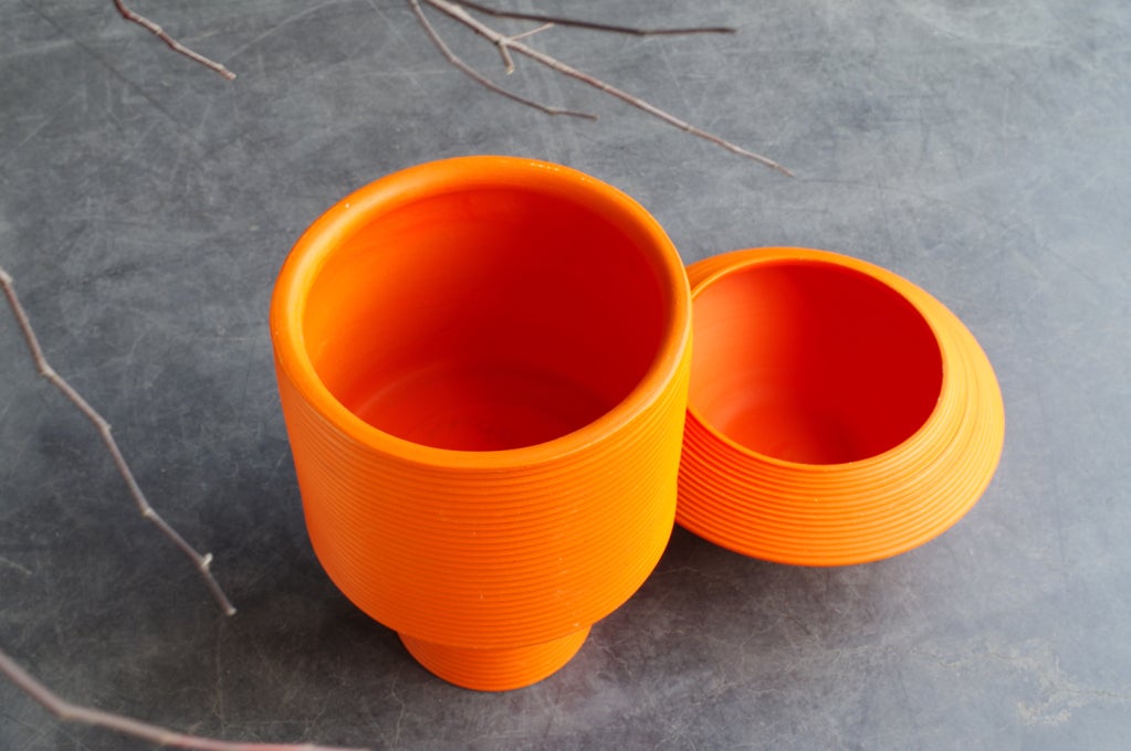 Very Orange Planters at 1stdibs