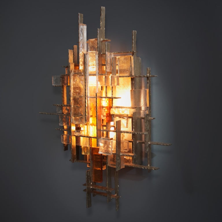The largest model of sconce that Poliarte made. The 