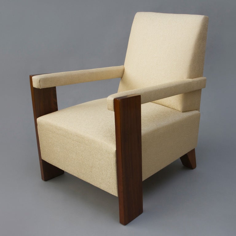 beautiful French modernist armchair
