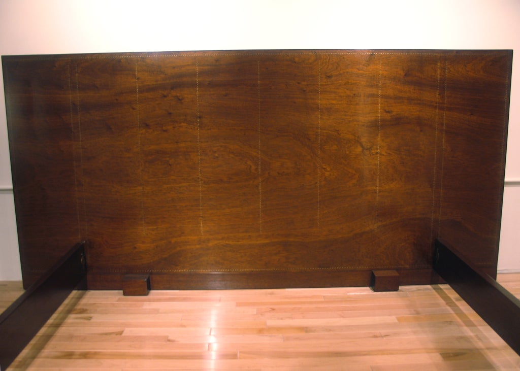 Rosewood Queen Bed by Andre Sornay