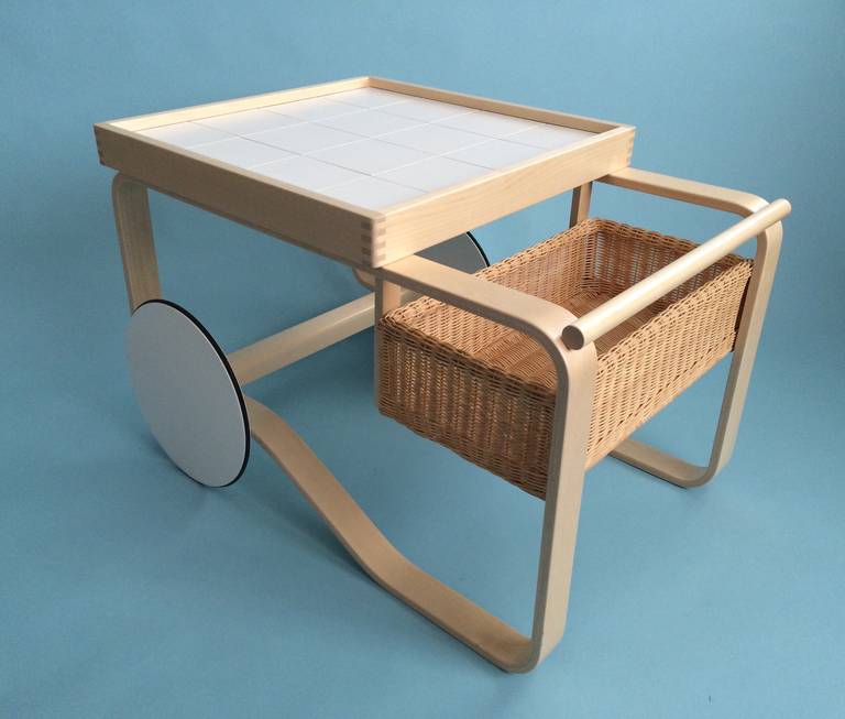 Tea Trolley 900 by Alvar Aalto for Artek