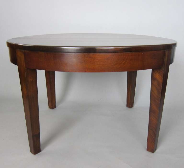 Art Deco Rare Circular Table by Francis Jourdain For Sale