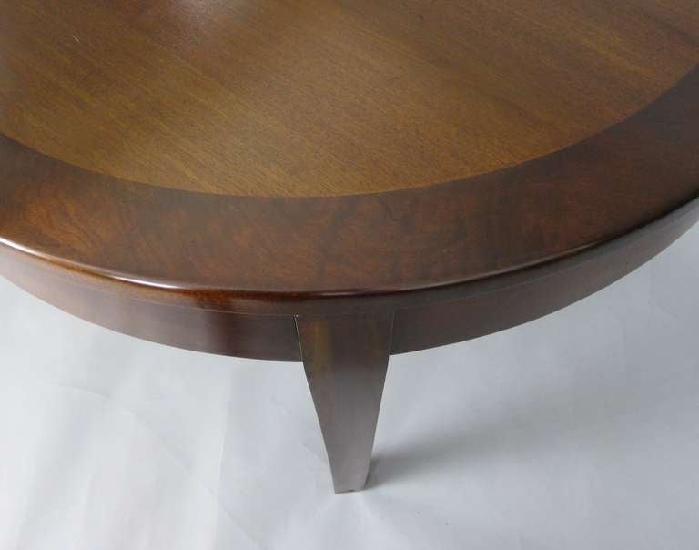 Mahogany Rare Circular Table by Francis Jourdain For Sale