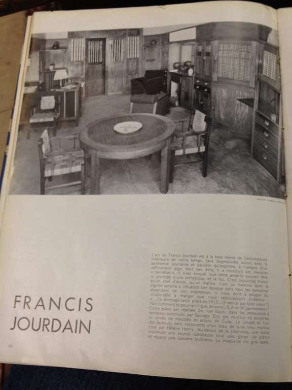 Rare table circulaire de Francis Jourdain en vente 1