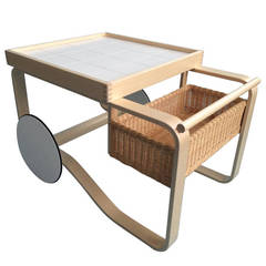 Vintage Tea Trolley 900 by Alvar Aalto for Artek