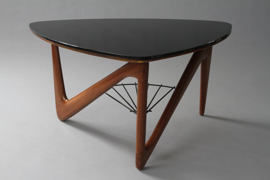 French Rare Louis Sognot Low Table