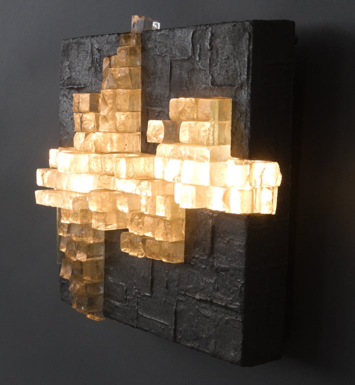 Italian Wall Light by Poliarte For Sale