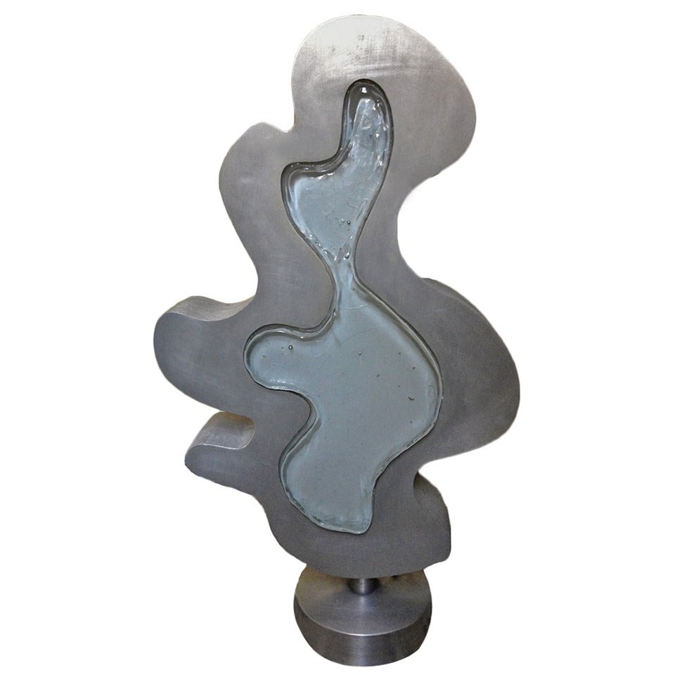 Rare  Luminous Sculpture by Poliarte