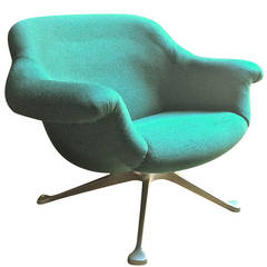 Rare Armchair Designed by Angelo Mangiarotti