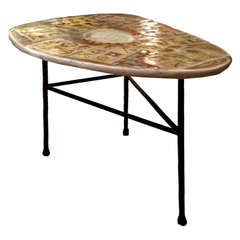 Rare Coffee Table in Ceramic, Design Alessio Tasca