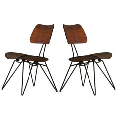 Pair of chairs Design Gio Ponti 8