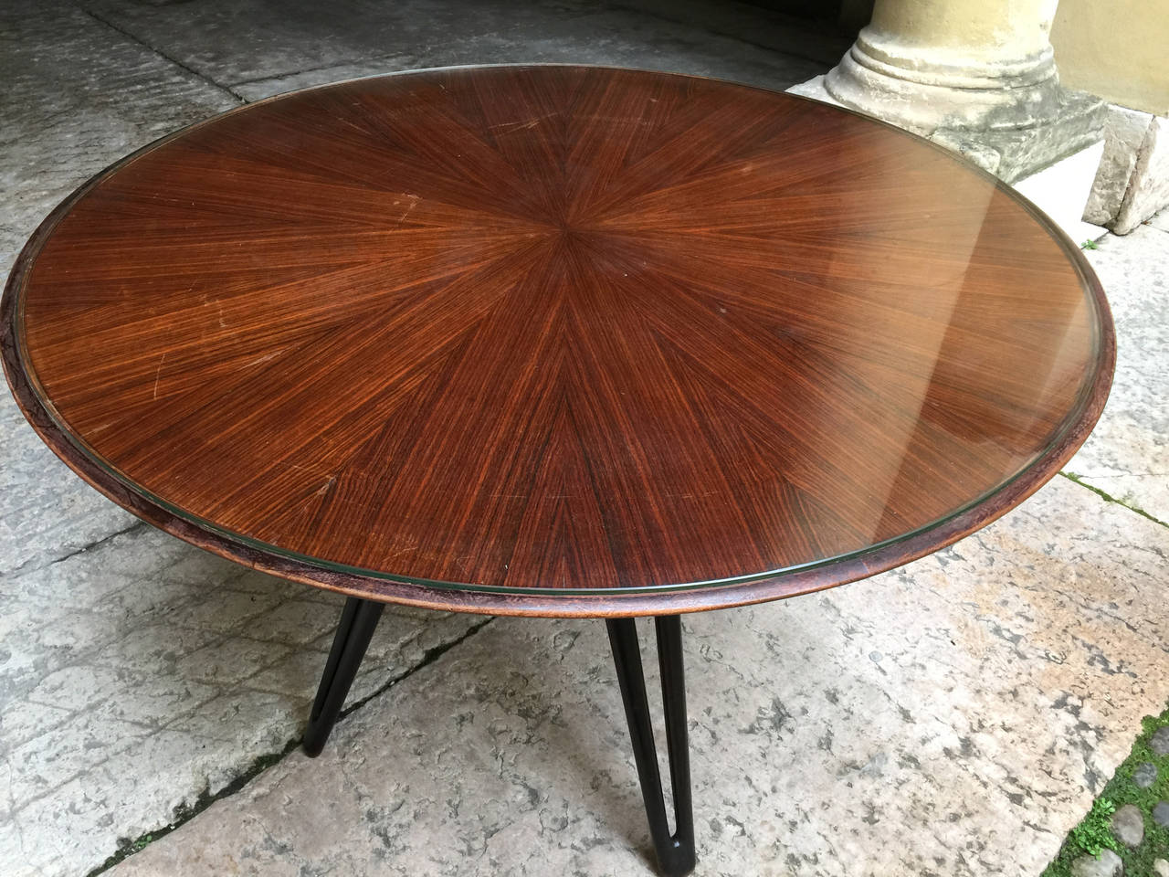 Splendid Table Designed Attributed to Vito Latis In Good Condition In Verona, IT