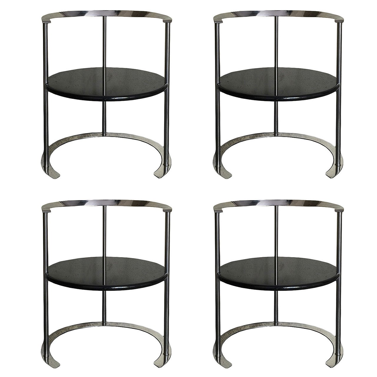 Set of Four Chairs Designed by Caccia Dominioni, 1958