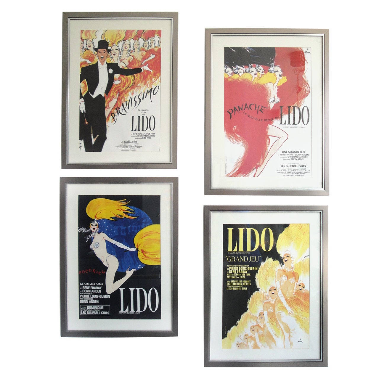 Affiches LIDO vintage